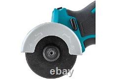 Scie à tronçonner compacte Makita DMC300Z 18V LXT sans balai 76mm + 3 lames + extension de poussière