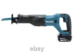 Scie alternative Makita DJR186RTE 18v LXT Li-ion avec chargeur de batterie et kit 5ah