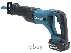 Scie alternative Makita DJR186RTE 18v LXT Li-ion avec chargeur de batterie et kit 5ah