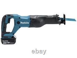 Scie alternative Makita DJR186RTE 18v LXT Li-ion avec chargeur de batterie et kit 5ah