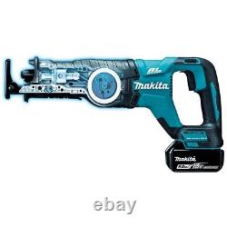 Scie sabre Makita DJR187Z 18v LXT sans fil sans balai avec unité nue et lame