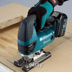 Scie sauteuse à poignée supérieure Makita DJV180Z 18v LXT Lithium Ion sans fil + 6 lames