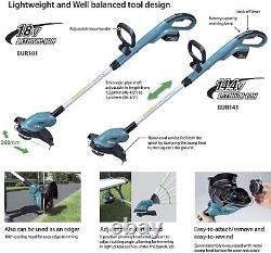 Tondeuse à gazon sans fil à batterie Makita DLM480Z 18v / 36v LXT + Coupe-herbe DUR181Z