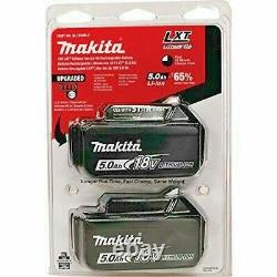 Twin-pack Makita Bl1850b-2 18v Genuine Lxt Li-ion Batteries 5.0ah 18 Volt 5ah
