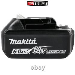 Véritable batterie Makita BL1860 18V 6.0Ah Li-Ion LXT Makstar Royaume-Uni