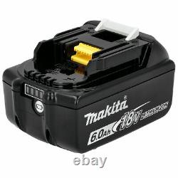 Véritable batterie Makita BL1860 18V 6.0Ah Li-Ion LXT Makstar, Royaume-Uni